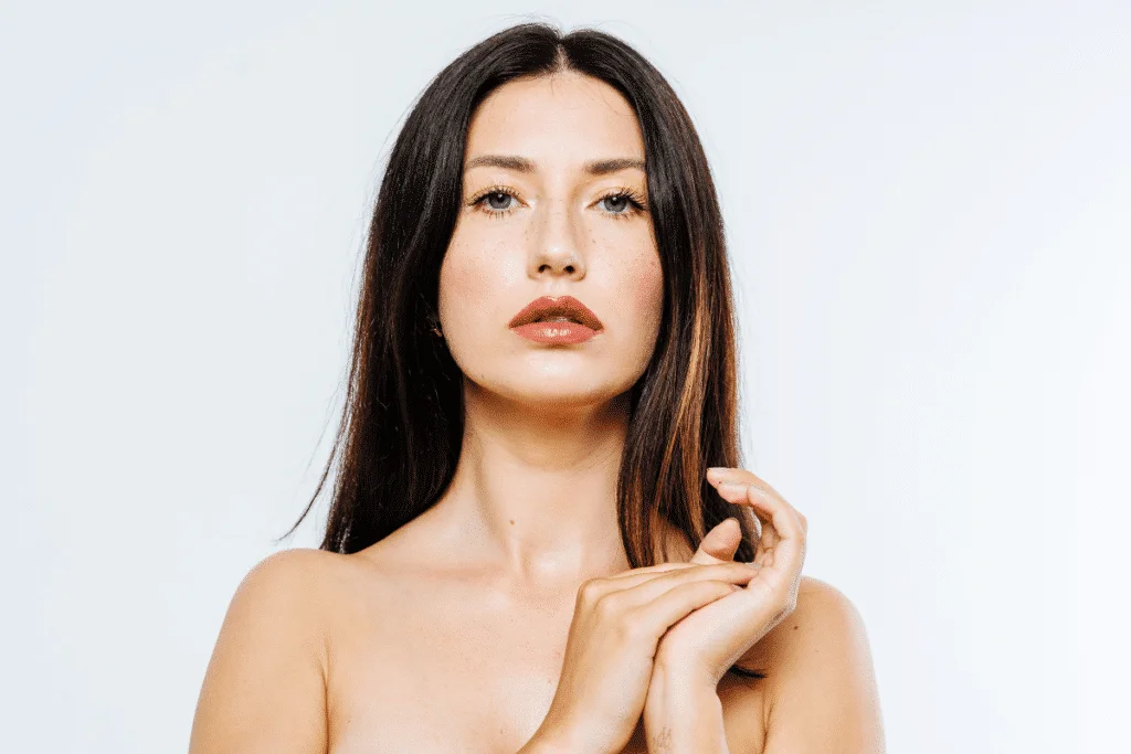 skin retouche before